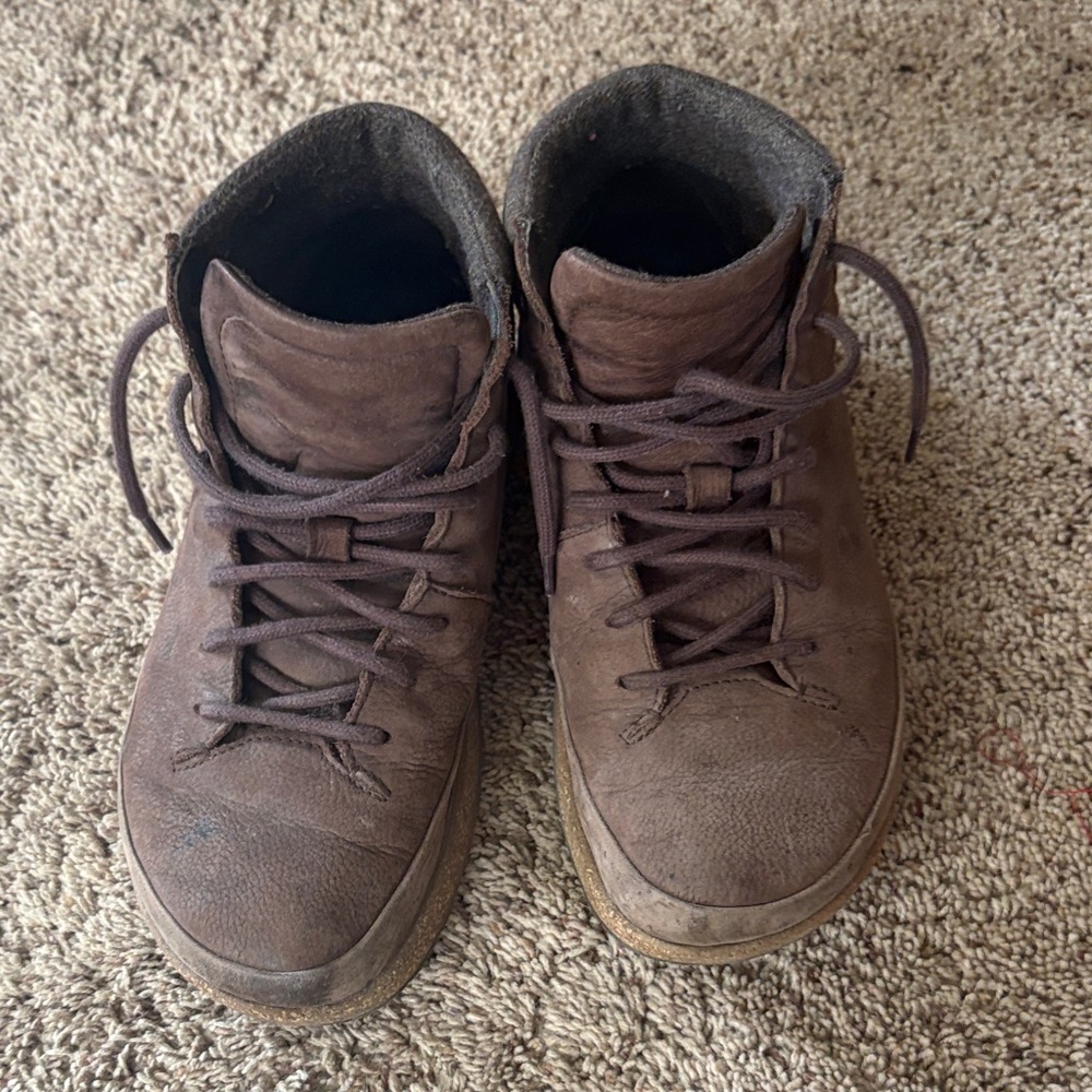 Birkenstock Dark Brown Lace-Up Boots